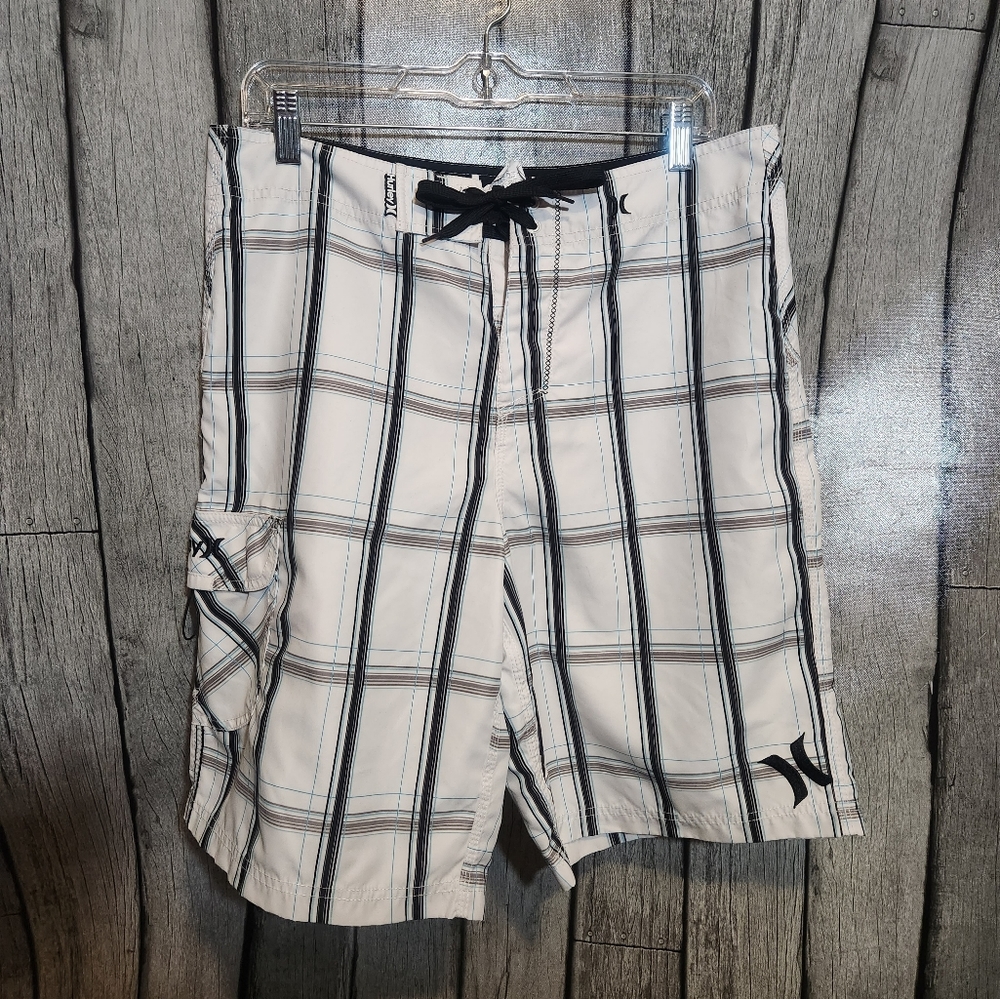 Hurley Men's Plaid Board‎ Shorts